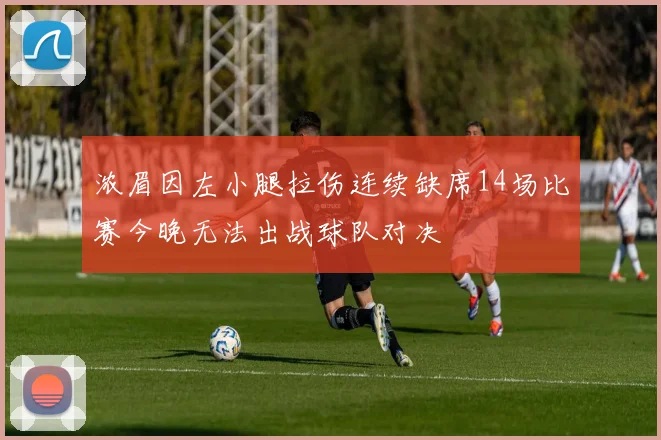 浓眉因左小腿拉伤连续缺席14场比赛今晚无法出战球队对决